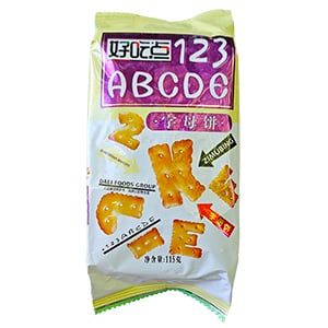 115g好吃點(diǎn)字母餅