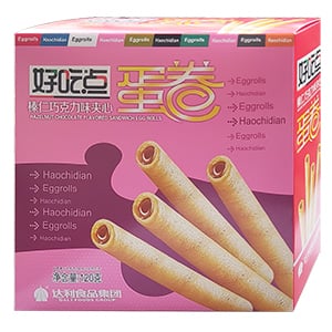 120g好吃點蛋卷(楱仁巧克力）