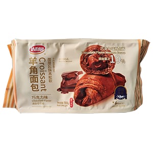 150g6枚達(dá)利園羊角面包巧克力