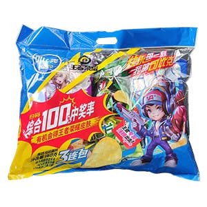160g純切薯片3連包王者榮耀版