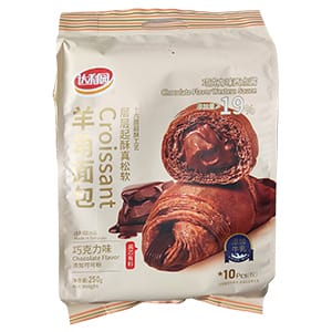 250g達(dá)利園羊角包巧克力味