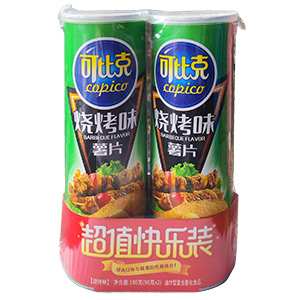 90g*2可比克超值快樂裝燒烤味