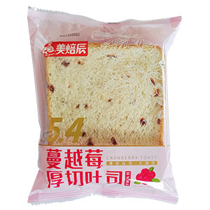 95g達(dá)利美焙辰蔓越莓厚切吐司