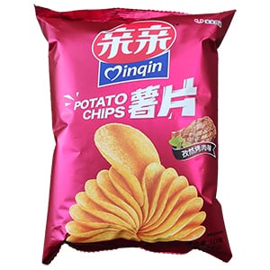 60g親親薯片孜然烤肉味